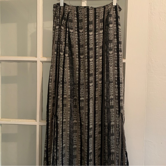 Ethnic boho artisanal maxi skirt - size 6 - Picture 2 of 11